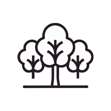 Orman ağacı simgesi, satır biçimi