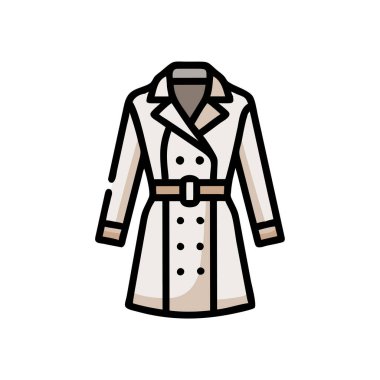 ceket rengi düz vektör tasarımı