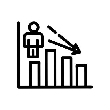 İş büyümesi simgesi, vektör illüstrasyonu
