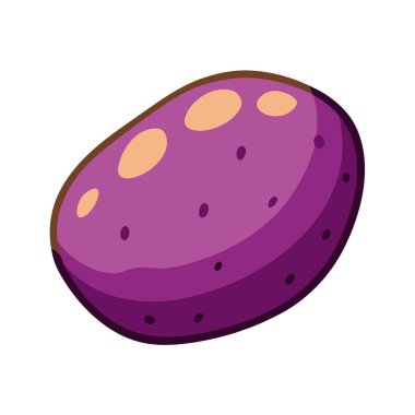 mor patates sebze çizgi filmi