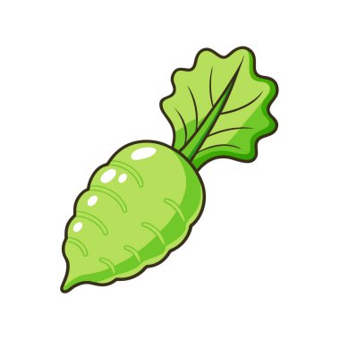 vektör çiziminin yeşil yaprakları