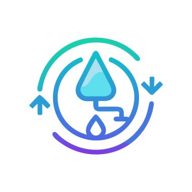 su damlası vektör simgesi