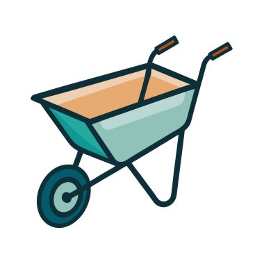 bebek arabası simgesi. vektör çizim