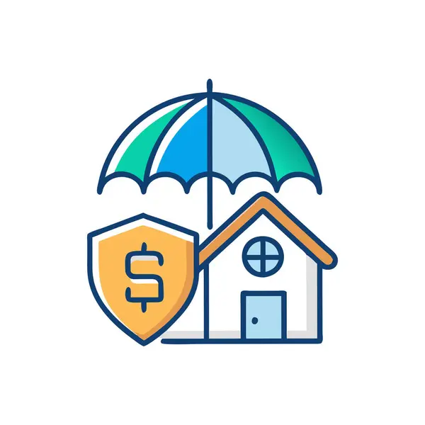 Dolar işaretli vektör evi