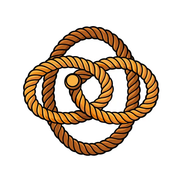 Halat düğüm simgesi düğümü