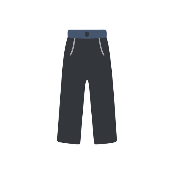 men shorts icon. vector illustration of a black color.