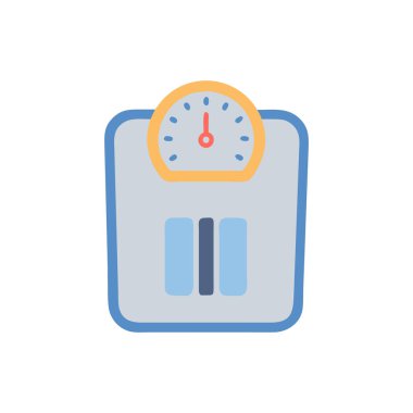 beyaz arkaplanda makine düz simgesi