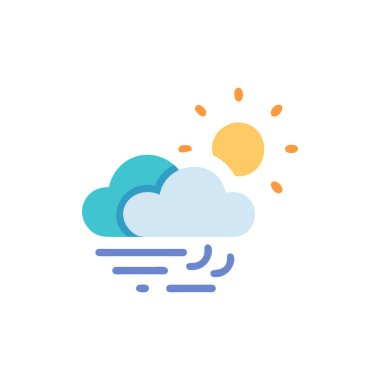 İklim simgesi vektörde. Logotype