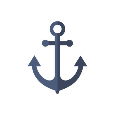 çapa simgesi. çapa vektör illüstrasyonu. denizsel simge.