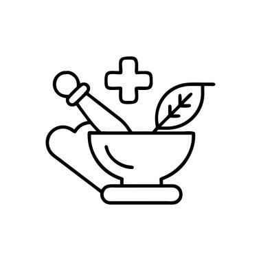 Spa ve rahatlama çizgisi ikonu. Web arkaplanındaki spa ve rahatlama vektör simgelerinin özet çizimi