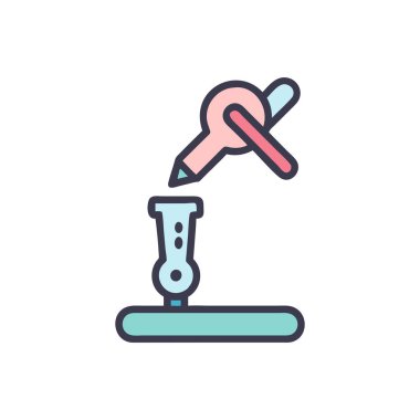 renk vektör simgesi, düz dizayn, illüstrasyon