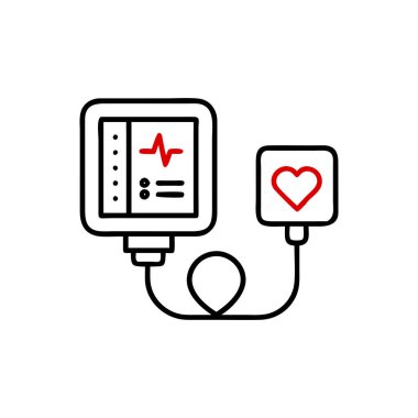 kalp hızı vektör simgesi kolayca değiştirebilir ya da düzenleyebilir