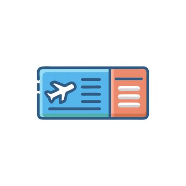 bilet vektörü illüstrasyon tasarımı