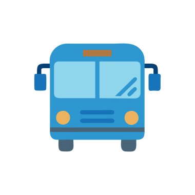 bus simgesi vektör illüstrasyon tasarımı