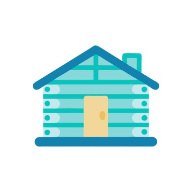 Ev simgesinin vektör illüstrasyonu