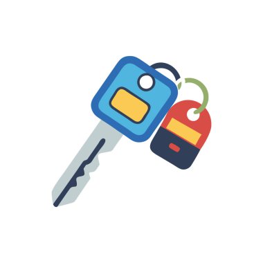 araba anahtar vektör simgesi