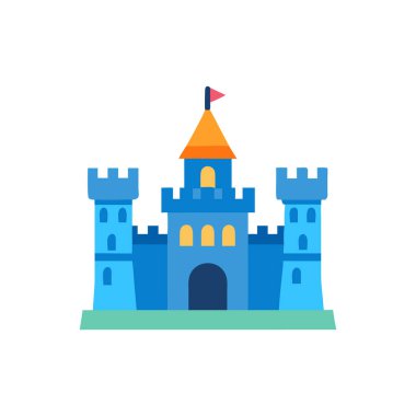 Kale simge vektör işareti ve beyaz arka plan üzerinde izole sembolü,