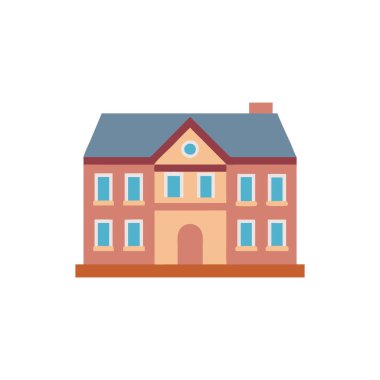 Bina ev düz simgesi