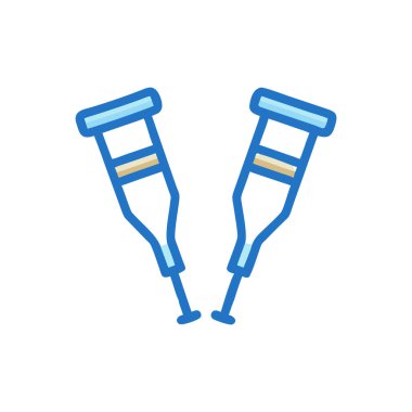 Tıbbi bir ikon. vektör düz illüstrasyon