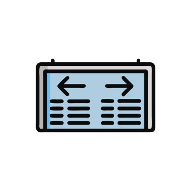 bilgisayar ve masaüstü simgesi, satır biçimi