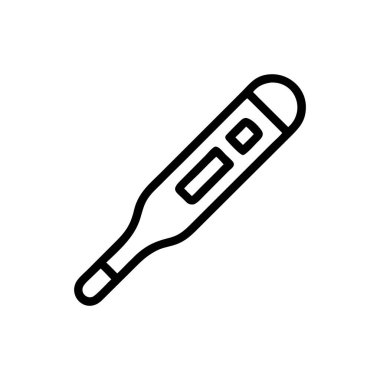 termometre simgesi vektör illüstrasyonu