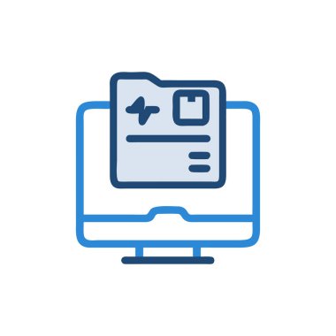 Şeffaf bir arkaplan üzerindeki web vektör simgesi, mobil tasarımı olan ağ ve mobil için izole edilmiş mavi vektör işareti,