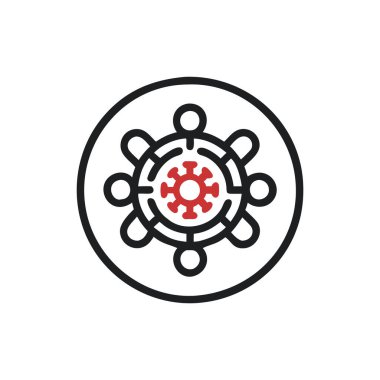 Noel topları çizgisi simgesi, noel ve yeni yıl süslemeleri doğrusal işaret, vektör illüstrasyonu, çizim grafikleri, beyaz arkaplandaki doğrusal desen.