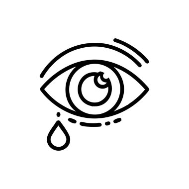Göz simgesi vektör illüstrasyonu