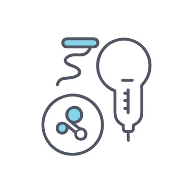 Priz vektör simgesi ile priz ve soket. Beyaz arkaplanda izole edilmiş çizgi vektör sembolü. düzenlenebilir vuruş.