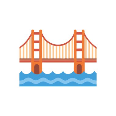 düz tasarım modern köprü biçimi