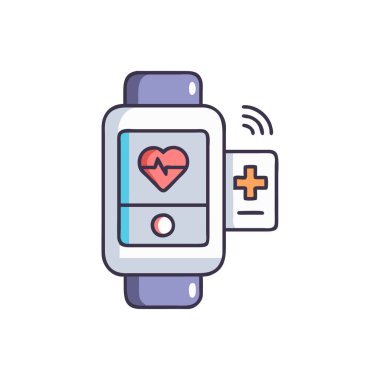 Kan bağışı simgesi olan akıllı saat