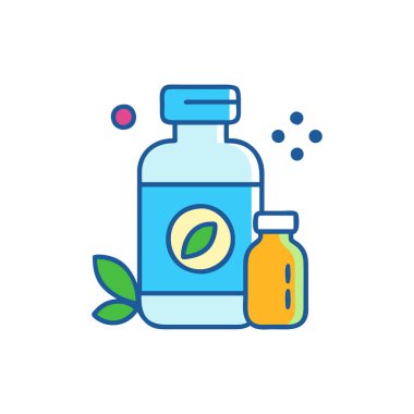 Sağlıklı beslenme konsepti, vektör çizimi.