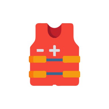 Kırmızı ve sarı ikonun vektör illüstrasyonu