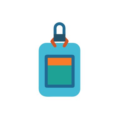 Şeffaf bir arkaplanda sırt çantası vektör çizimi. Birinci kalite semboller. kavram ve grafik tasarımı için vektör çizgisi düz simgesi.