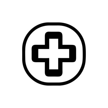 Şeffaf bir arkaplanda tıbbi vektör çizimi. Birinci kalite semboller. Konsept ve grafik tasarımı için simgeler.