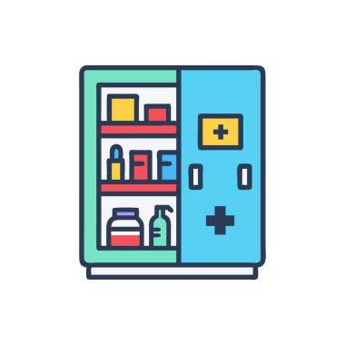 Buzdolabı simge tasarlamak vektör