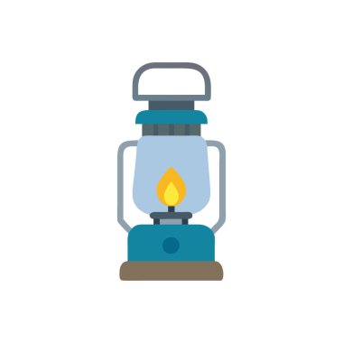 ampul simgesinin düz tasarım vektörü