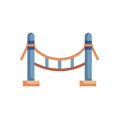 Şeffaf bir arkaplanda köprü vektör çizimi. Birinci kalite semboller. Konsept ve grafik tasarımı için vuruş simgesi.