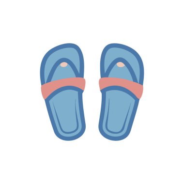 Beyaz arka planda bebek terlikleri vektör çizimi. Kaliteli kaliteli semboller. kavram ve web tasarımı için vektör simgesi.