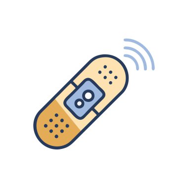 Uzaktan kumanda vektör simgesi konsepti. dijital kontrol