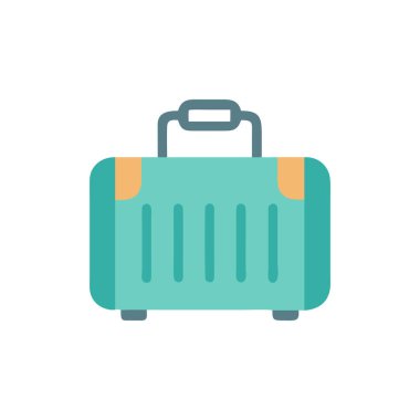bavul seyahat izole simgesi
