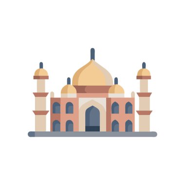 Cami simgesi, basit vektör illüstrasyonu