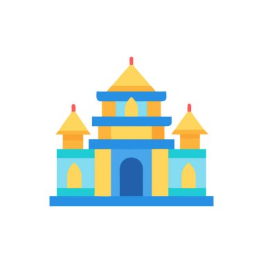 Cami simgesi. Vektör. resimleme.