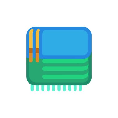 bilgisayar fare düz simgesi beyaz arka plan, vektör, illüstrasyon izole