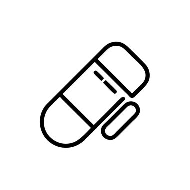 Hap simgesinin vektör illüstrasyonu