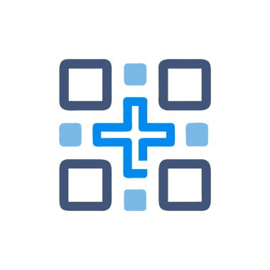 tıbbi haç simgesi logo tasarım element vektörü şablonu