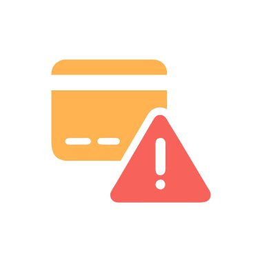 Kredi kartı ikonu vektör illüstrasyonu