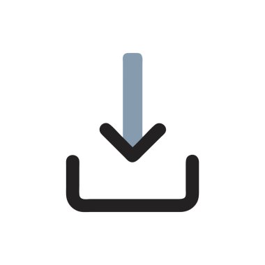 Beyaz arkaplanda izole edilmiş vektör ince çizgi simgesi indir