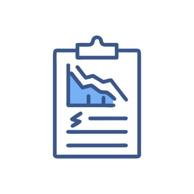 grafik çizgisi ve doldurma biçim simgesi tasarımı, iş muhasebe mali hesaplama ve muhasebe temalı vektör illüstrasyonuna sahip belge