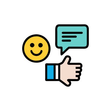 Baş parmak, baş parmak, baş parmak, düz renk simgesi. vektör